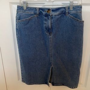 Ann Taylor Denim Skirt Size 6